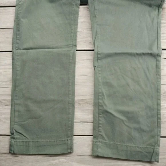 Tailor Vintage Mens Slim Fit Stretch Chino Pant Size 36 X 30 Chinois Green NEW